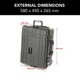 HD Series Trolley Camera & Drone Hard Case 5520 With Foam System