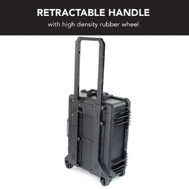 Trolley Hard Case for Drones, Cameras & Sensitive Equipments - Black