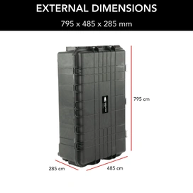 5540 Camera & Drone Hard Trolley Case - Black