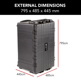 5545 Camera & Drone Hard Trolley Case - Black