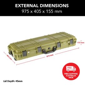 HD Series Rifle Hard Gun Case M - Olive Drab