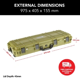 HD Series Rifle Hard Gun Case M - Olive Drab