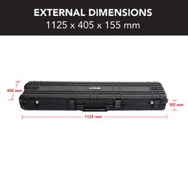 HD Series Rifle Hard Gun Case L - Black