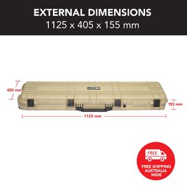 HD Series Rifle Hard Gun Case L - Desert Tan