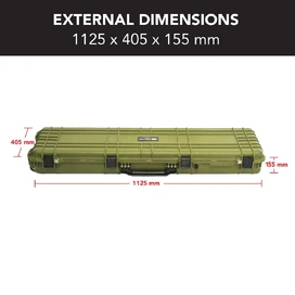 HD Series Rifle Hard Gun Case L - Olive Drab