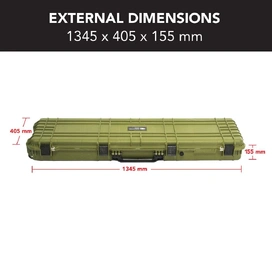 HD Series Rifle Hard Gun Case XL - Olive Drab
