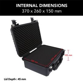 HD Series Utility Camera & Drone Hard Case 3540 With Foam Systems