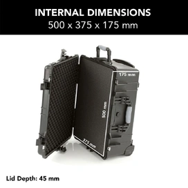 HD Series Trolley Camera & Drone Hard Case 5520 - Black