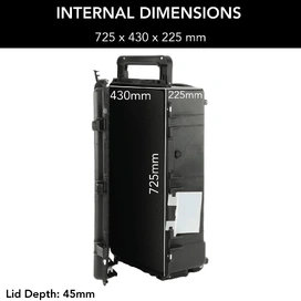 5540 Camera & Drone Hard Trolley Case - Black