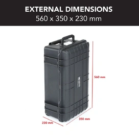 5610 Lite Series Trolley Hard Case in Black