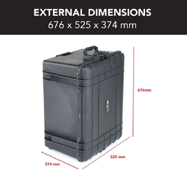 5640 Lite Series Trolley Hard Case in Black