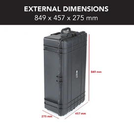 5660 Lite Series Trolley Hard Case in Black