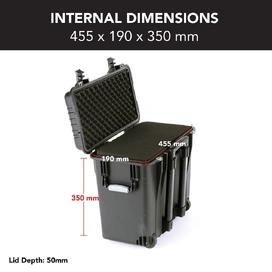 Trolley Hard Case for Lightings, Audio Devices, DJ and Sensitive Equipment