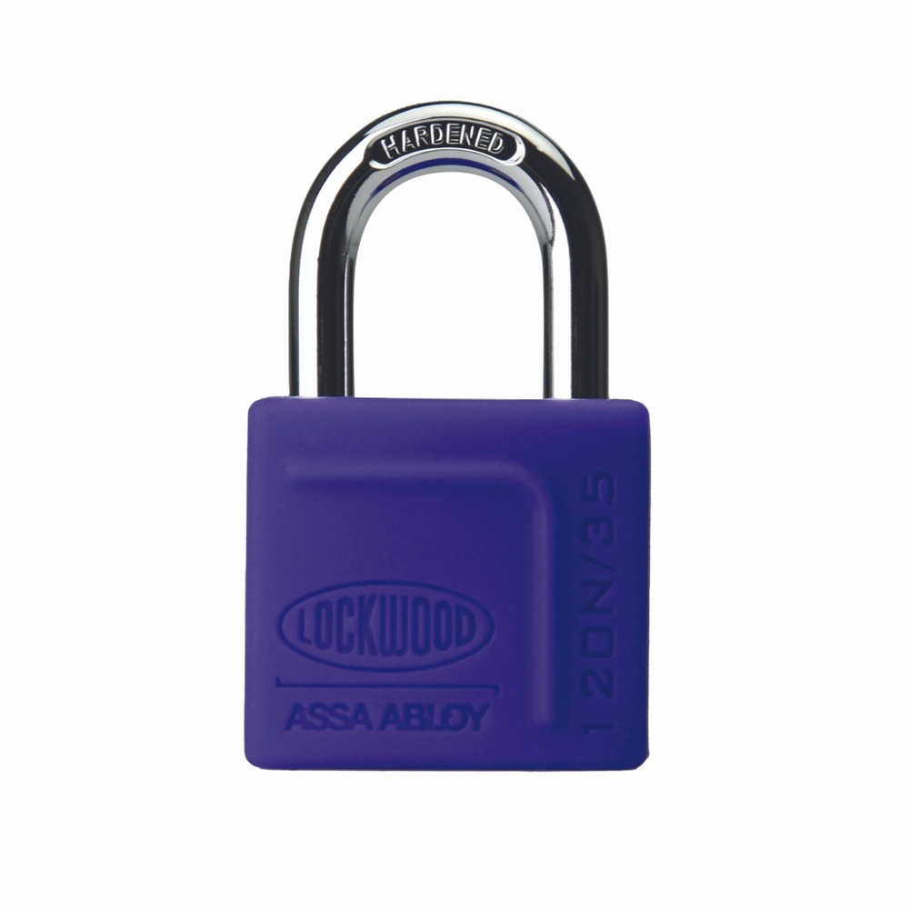 High Security Padlock 120N Series Brass with Silicone Jacket