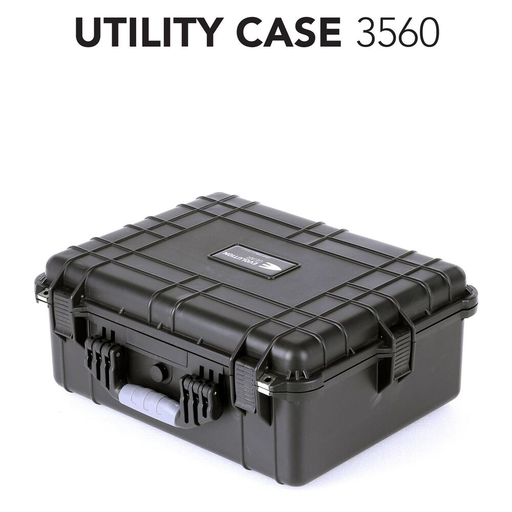 HD Series Utility Hard Case for Cameras & Drones - Black
