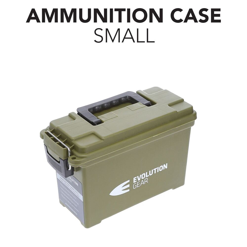 Small Ammunition Box Weatherproof Ammo Case / Dry Box - Olive Drab