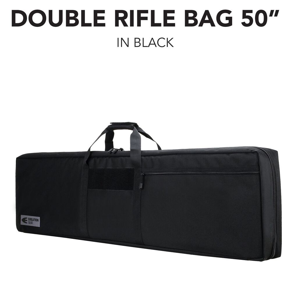 50" Double Rifle Bag - Black