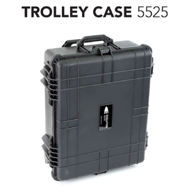 Trolley Hard Case for Drones, Cameras & Sensitive Equipments - Black