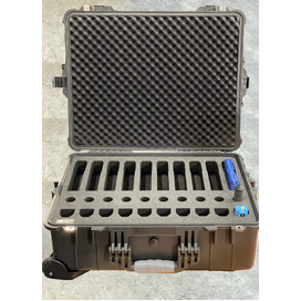 M&P 40 x10, Baton x10 & Pepper Spray x10 Custom foam insert in 5525 Hard Case