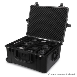 HD Series 5530 Trolley Camera & Drone Hard Case with Padded Dividers - Black