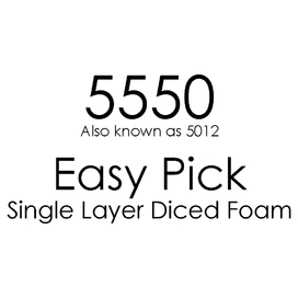 5550 Easy Pick Diced Single Foam Layer