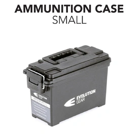Small Ammunition Box Weatherproof Ammo Case / Dry Box - Black