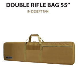55" Double Rifle Bag - Desert Tan