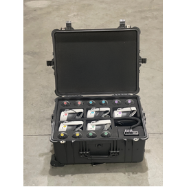 Meta Quest 3/3s VR Headsets Custom Foam Insert and Charging Station in 5530 Hard Case