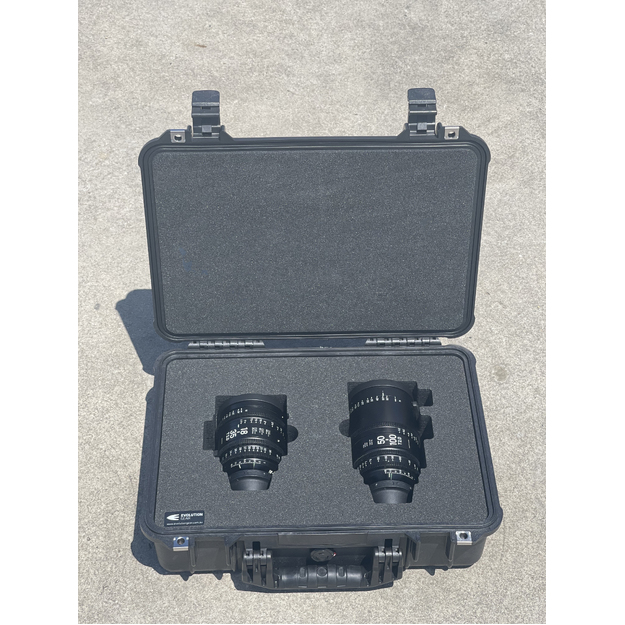 3540 Hard Case and Sigma 18-35 & 50-100mm Lens kit Laser Cut Foam Insert