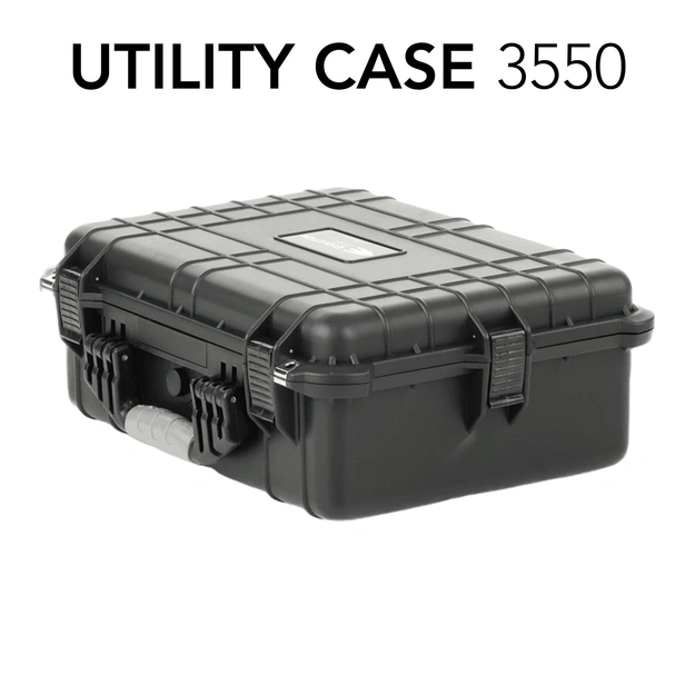 3550 HD Series Utility Camera & Drone Hard Case - Black