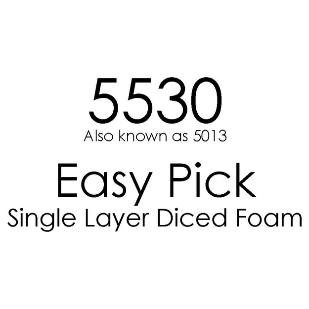 5530 Easy Pick Pre-Cut Diced Single Foam Layer