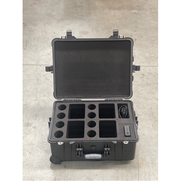 Meta Quest 3/3s VR Headsets Custom Foam Insert and Charging Station in 5520 Hard Case