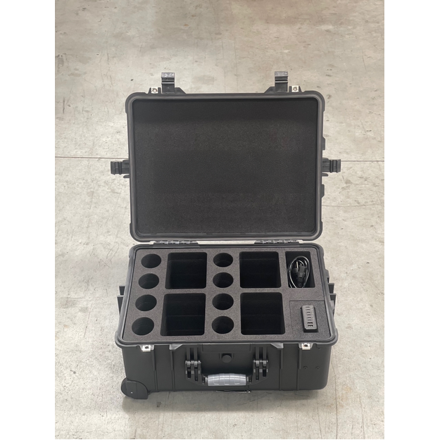 Meta Quest 3/3s VR Headsets Custom Foam Insert and Charging Station in 5520 Hard Case