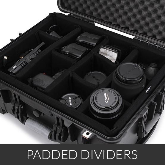 Evolution Gear Camera Case Padded Dividers